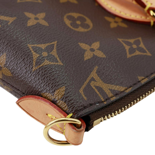 LOUIS VUITTON Boetie PM Monogram Canvas Satchel Shoulder Bag Brown