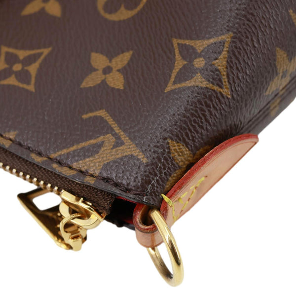 LOUIS VUITTON Boetie PM Monogram Canvas Satchel Shoulder Bag Brown