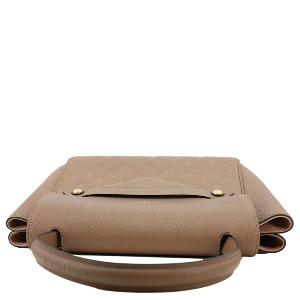 LOUIS VUITTON Trocadero Monogram Empreinte Leather Shoulder Bag Beige