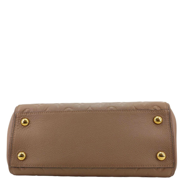 LOUIS VUITTON Trocadero Monogram Empreinte Leather Shoulder Bag Beige