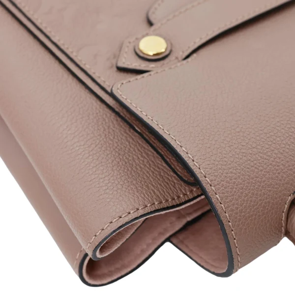 LOUIS VUITTON Trocadero Monogram Empreinte Leather Shoulder Bag Beige