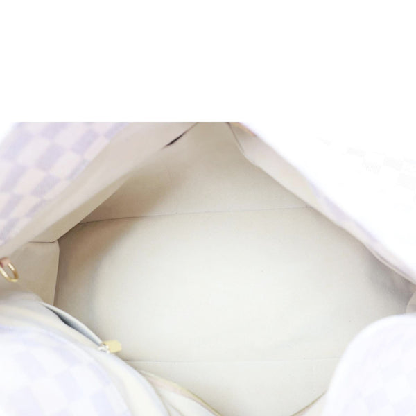 LOUIS VUITTON Artsy MM Damier Azur Hobo Bag White
