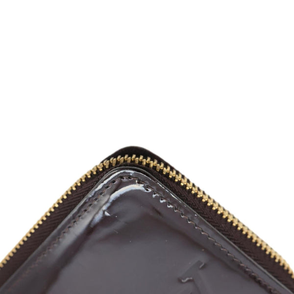 LOUIS VUITTON Portefeuille Miroir Patent Leather Long Wallet Magenta