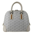 GOYARD Vendome Mini Signature Canvas Tote Bag White