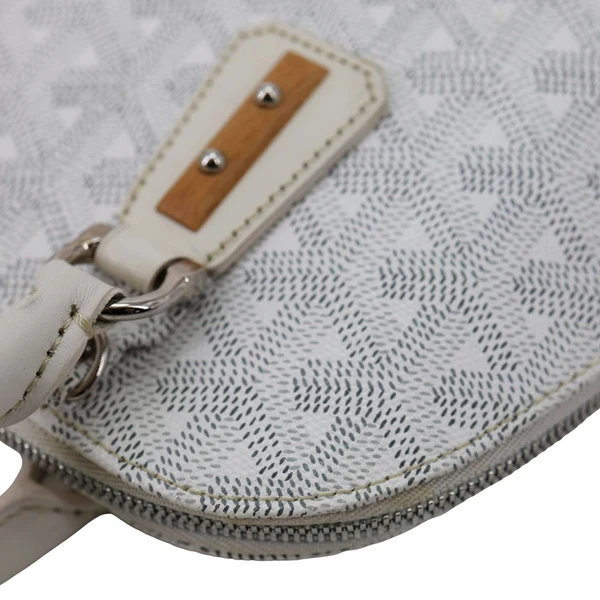 GOYARD Vendome Mini Signature Canvas Tote Bag White