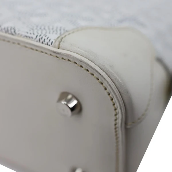 GOYARD Vendome Mini Signature Canvas Tote Bag White