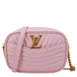 LOUIS VUITTON New Wave Quilted Leather Camera Crossbody Bag Pink