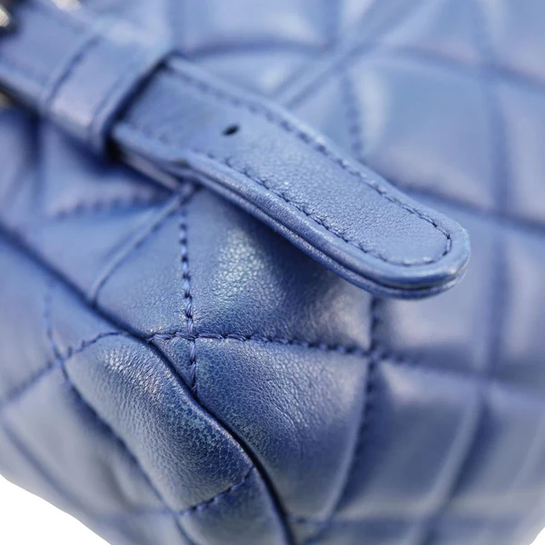 CHANEL Urban Spirit Quilted Lambskin Leather Backpack Bag Blue