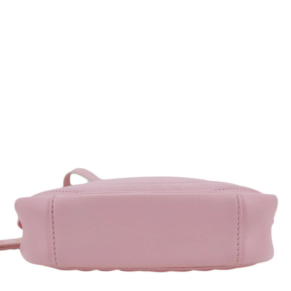 LOUIS VUITTON New Wave Quilted Leather Camera Crossbody Bag Pink