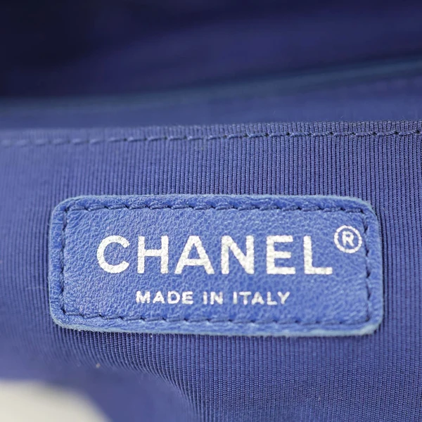 CHANEL Urban Spirit Quilted Lambskin Leather Backpack Bag Blue
