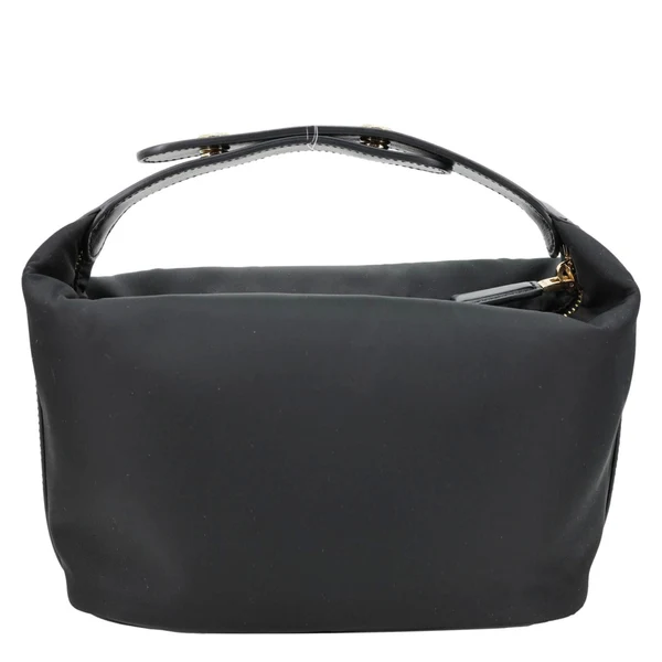 PRADA Cherie Mini Re Nylon Shoulder Bag Black