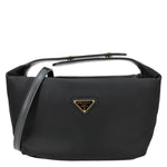 PRADA Cherie Mini Re Nylon Shoulder Bag Black
