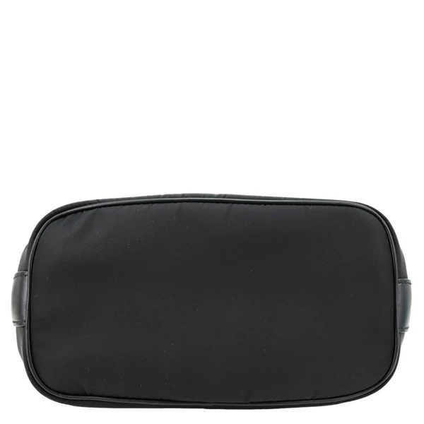 PRADA Cherie Mini Re Nylon Shoulder Bag Black