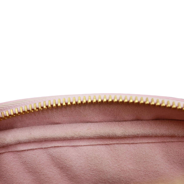 LOUIS VUITTON New Wave Quilted Leather Camera Crossbody Bag Pink