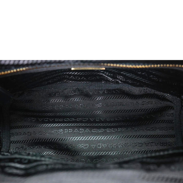PRADA Cherie Mini Re Nylon Shoulder Bag Black