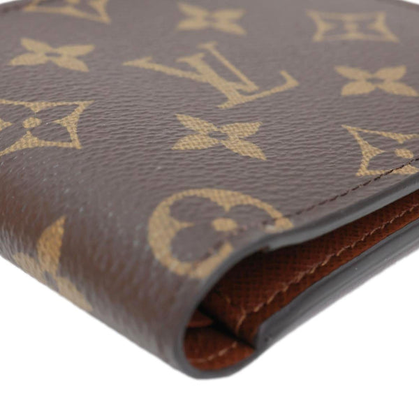 LOUIS VUITTON Marco Monogram Canvas Wallet Brown