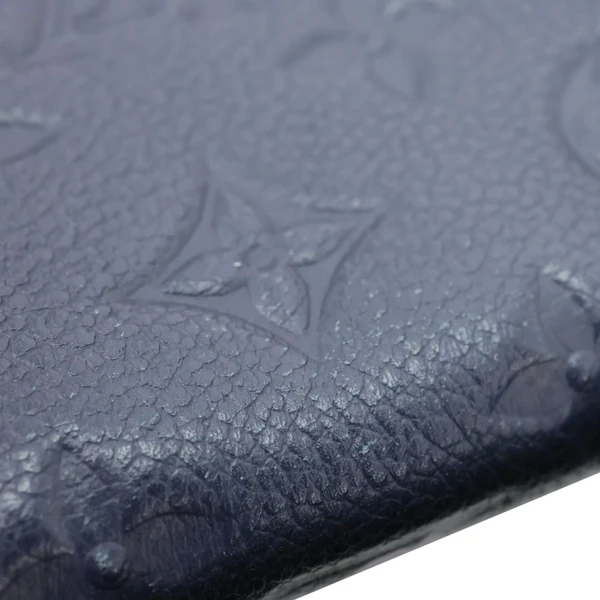 LOUIS VUITTON Metis Pochette Empreinte Leather Crossbody Bag Navy Blue