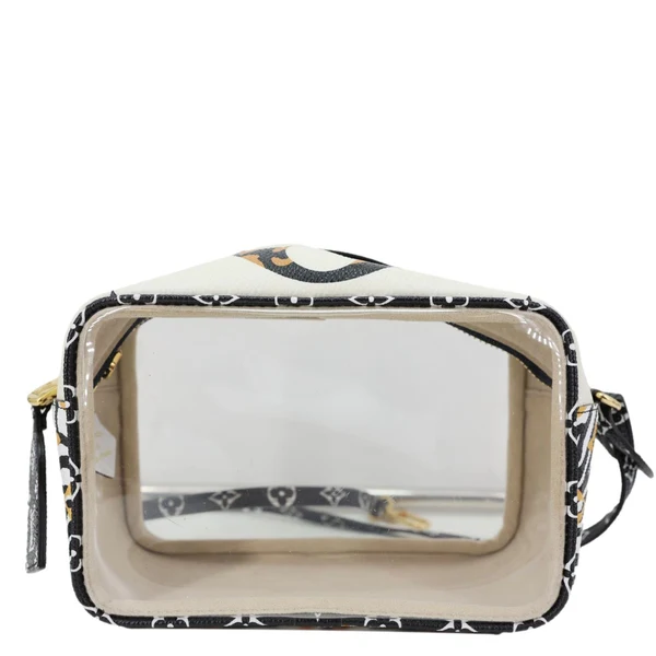 LOUIS VUITTON Beach Monogram Giant Jungle Canvas Pouch Ivory