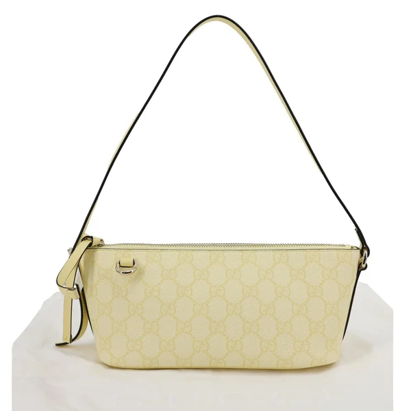 GUCCI GG Emblem GG Monogram Canvas Shoulder Bag Lamon 847281
