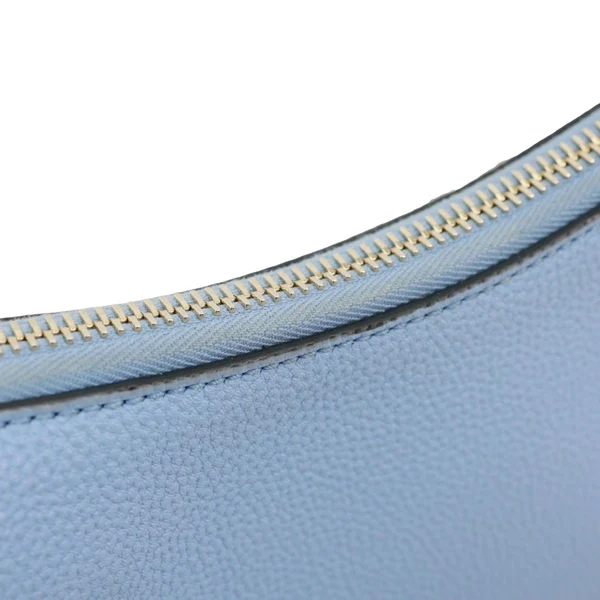 VALENTINO Garavani Rockstud Leather Hobo Bag Blue
