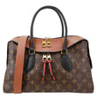 LOUIS VUITTON Tuileries Monogram Canvas Tote Shoulder Bag Brown