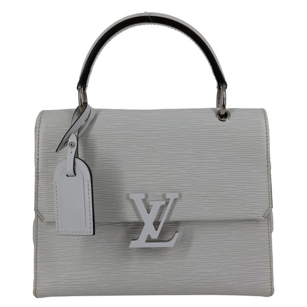 LOUIS VUITTON Grenelle PM Epi Leather Shoulder Bag White