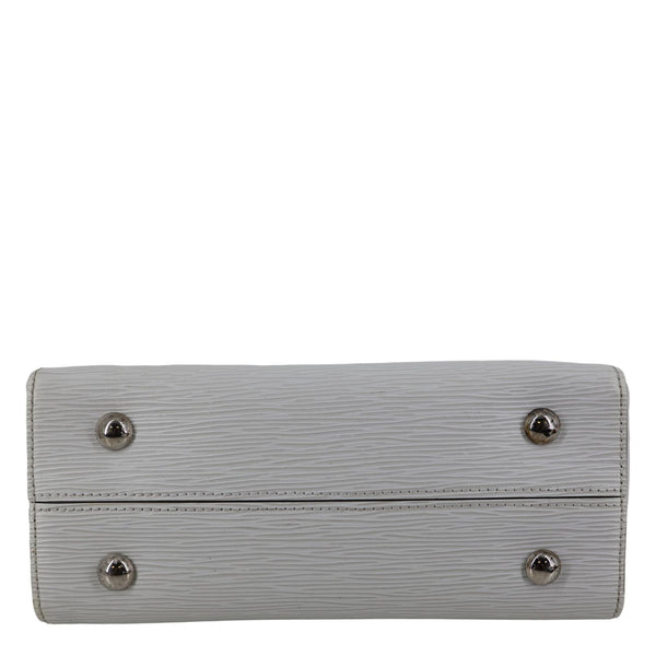 LOUIS VUITTON Grenelle PM Epi Leather Shoulder Bag White