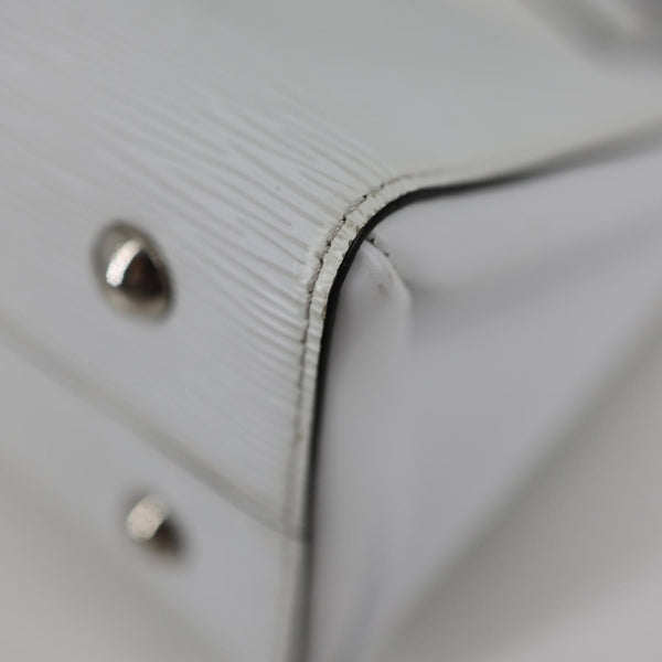 LOUIS VUITTON Grenelle PM Epi Leather Shoulder Bag White