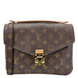 LOUIS VUITTON Metis Pochette Monogram Canvas Crossbody Bag Brown