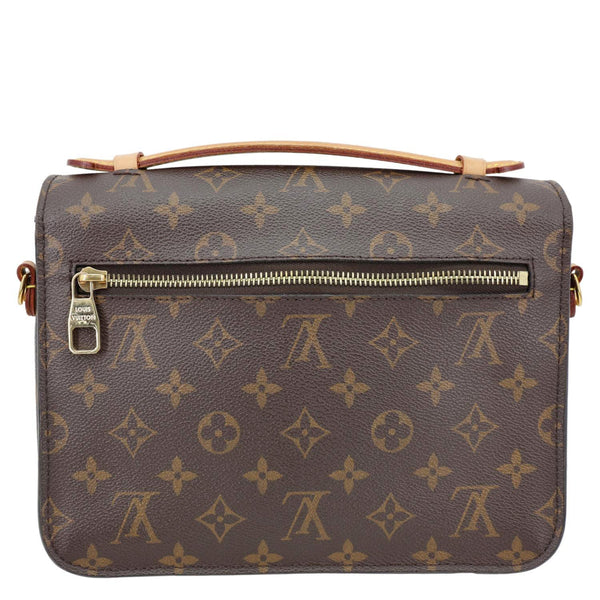 LOUIS VUITTON Metis Pochette Monogram Canvas Crossbody Bag Brown