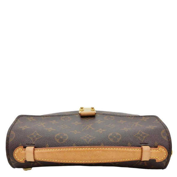 LOUIS VUITTON Metis Pochette Monogram Canvas Crossbody Bag Brown