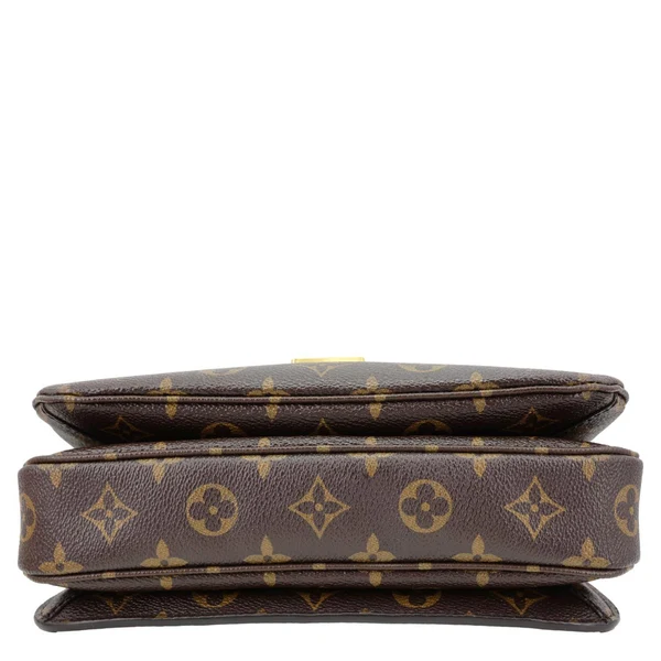 LOUIS VUITTON Metis Pochette Monogram Canvas Crossbody Bag Brown