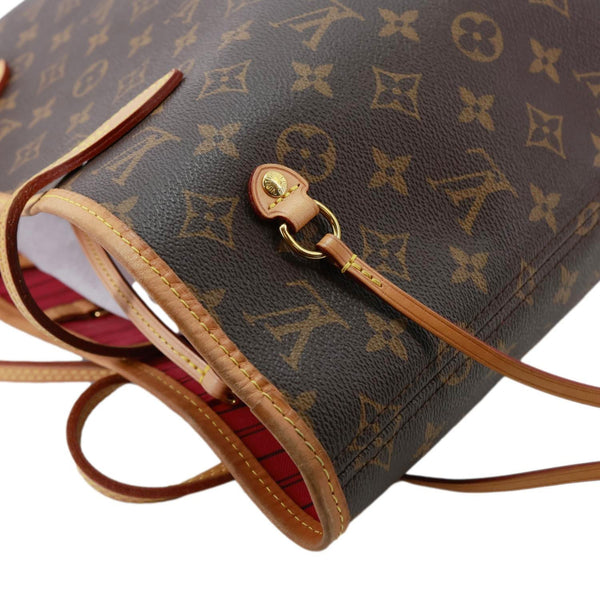 LOUIS VUITTON Neverfull MM Monogram Canvas Tote Bag Brown