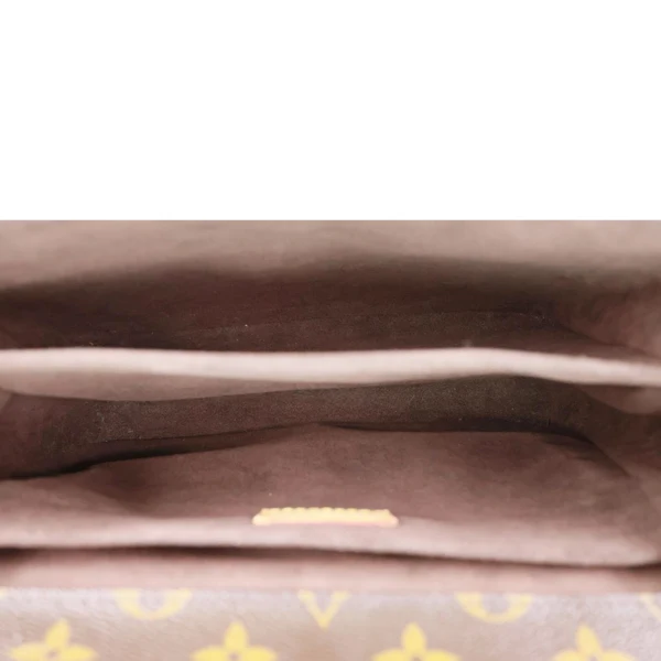 LOUIS VUITTON Metis Pochette Monogram Canvas Crossbody Bag Brown