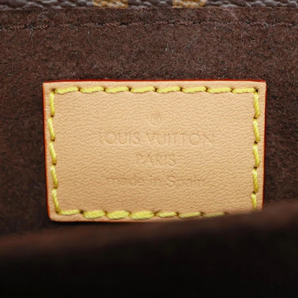 LOUIS VUITTON Metis Pochette Micro Monogram Canvas Clutch Bag Brown