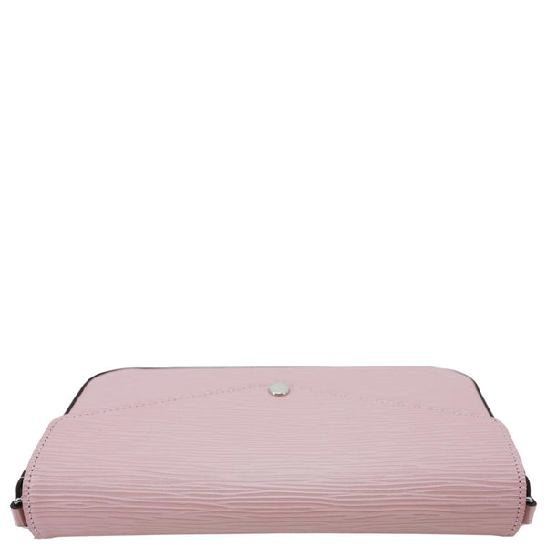 LOUIS VUITTON Felicie Pochette Epi Leather Crossbody Bag Pink