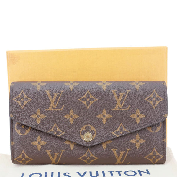 LOUIS VUITTON Sarah Monogram Canvas Wallet Red