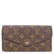 LOUIS VUITTON Sarah Monogram Canvas Wallet Red