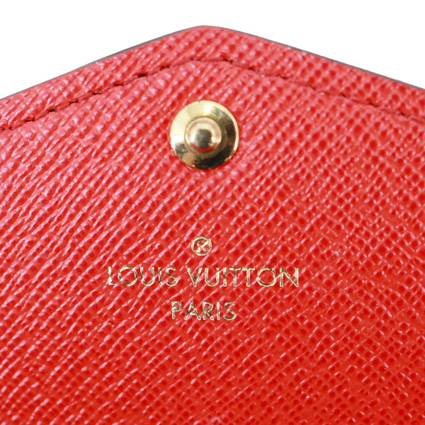 LOUIS VUITTON Sarah Monogram Canvas Wallet Red
