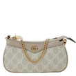 GUCCI Ophidia Mini GG Supreme Canvas Shoulder Bag Beige 764960