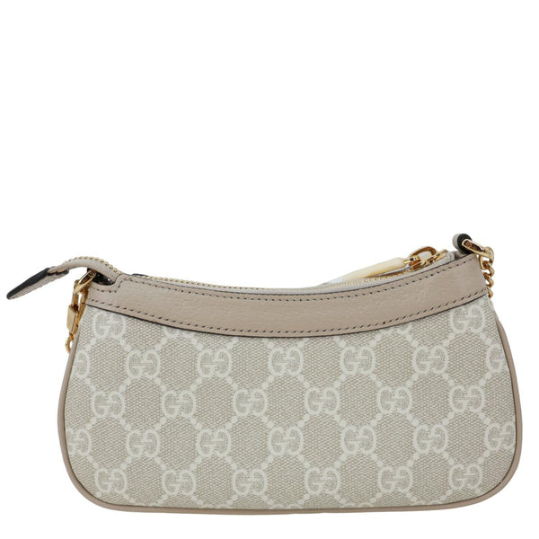 GUCCI Ophidia Mini GG Supreme Canvas Shoulder Bag Beige 764960