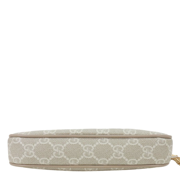 GUCCI Ophidia Mini GG Supreme Canvas Shoulder Bag Beige 764960