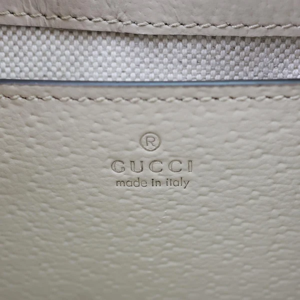 GUCCI Ophidia Mini GG Supreme Canvas Shoulder Bag Beige 764960