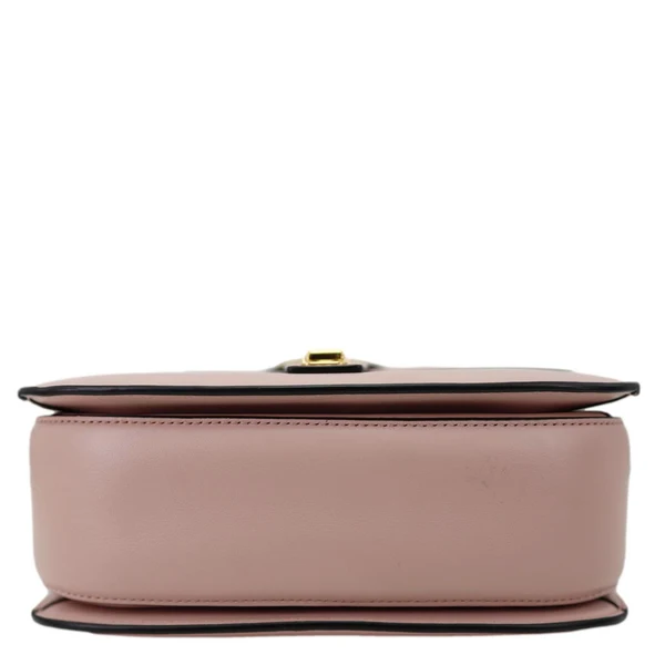GUCCI Blondie Small Calfskin Leather Top Handle Shoulder Bag Pink 735101
