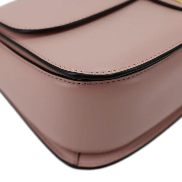 GUCCI Blondie Small Calfskin Leather Top Handle Shoulder Bag Pink 735101