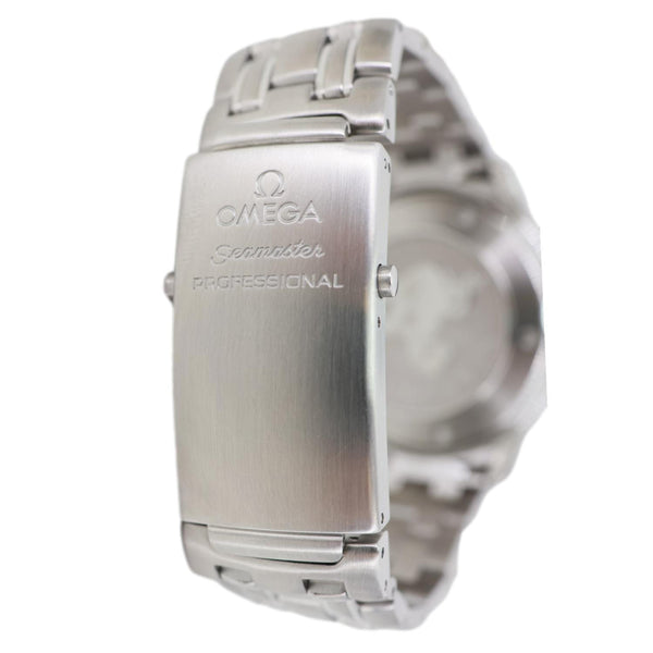 Omega Seamaster Diver Cal.2500 Co-Axial Chronometer SS Watch Black Dial 41MM