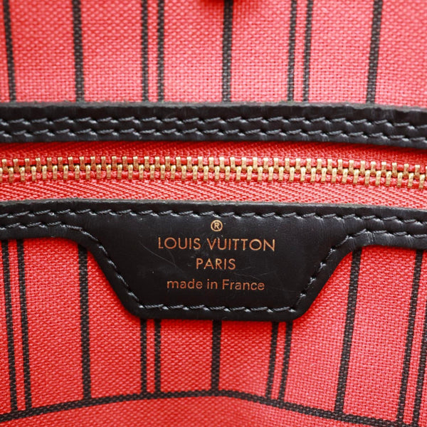 LOUIS VUITTON Neverfull MM World Tour Monogram Canvas Tote Shoulder Bag Brown