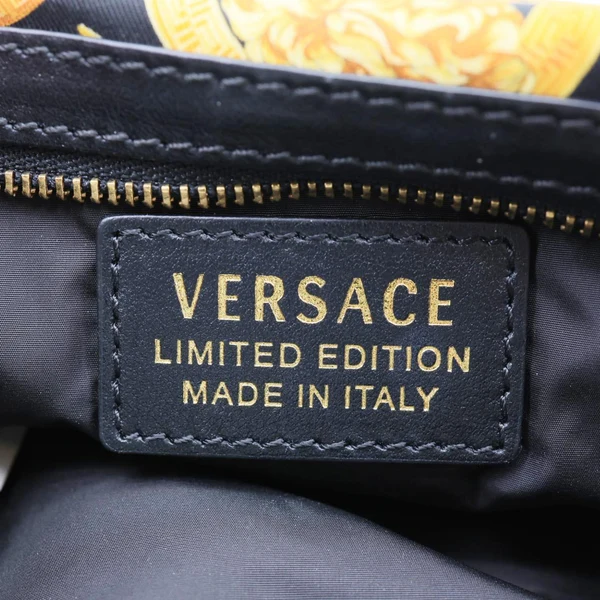 VERSACE Nylon Medusa Amplified Print Hobo Bag Multicolor