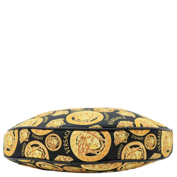 VERSACE Nylon Medusa Amplified Print Hobo Bag Multicolor