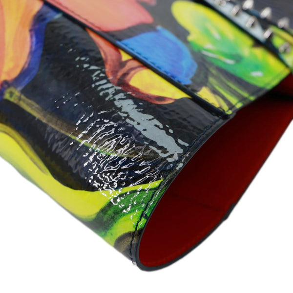 CHRISTIAN LOUBOUTIN Cabata Floral Leather Tote Bag Multicolor